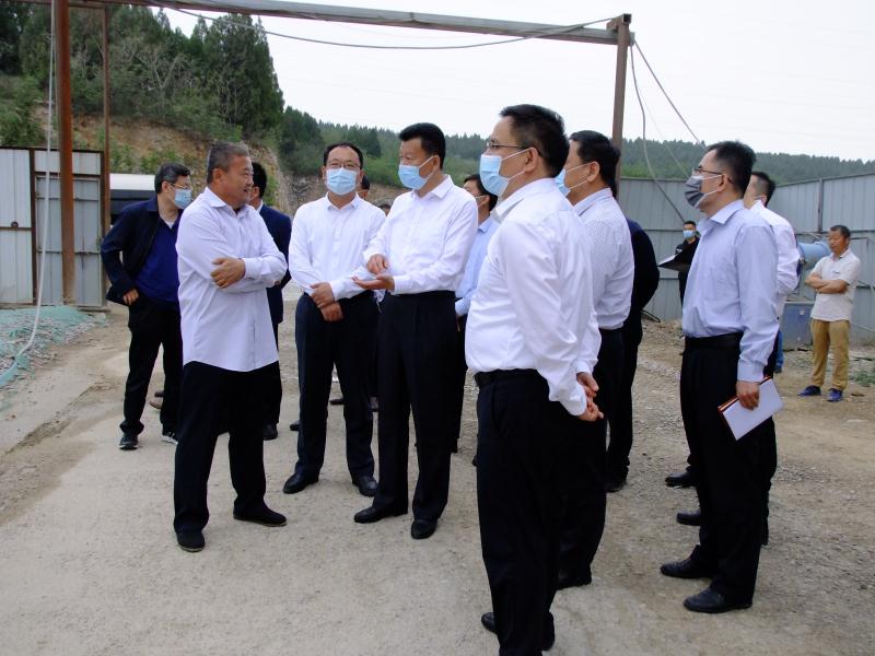 抓住项目不放松---王勤光到米兰官方web站集团调研重点项目情况